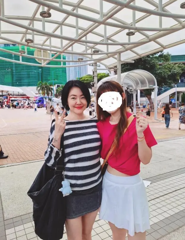 小S许雅钧香港偶遇